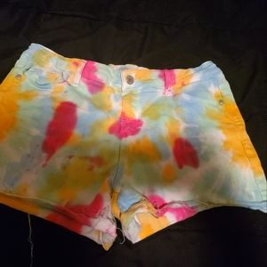 Judy blue tie dye shorts